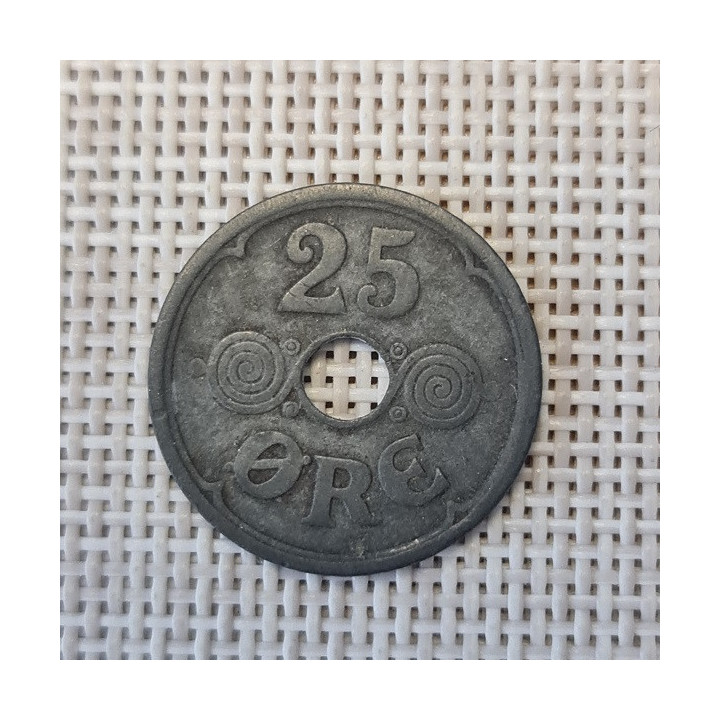 Denmark 25 Øre 1941 KM-823a VF