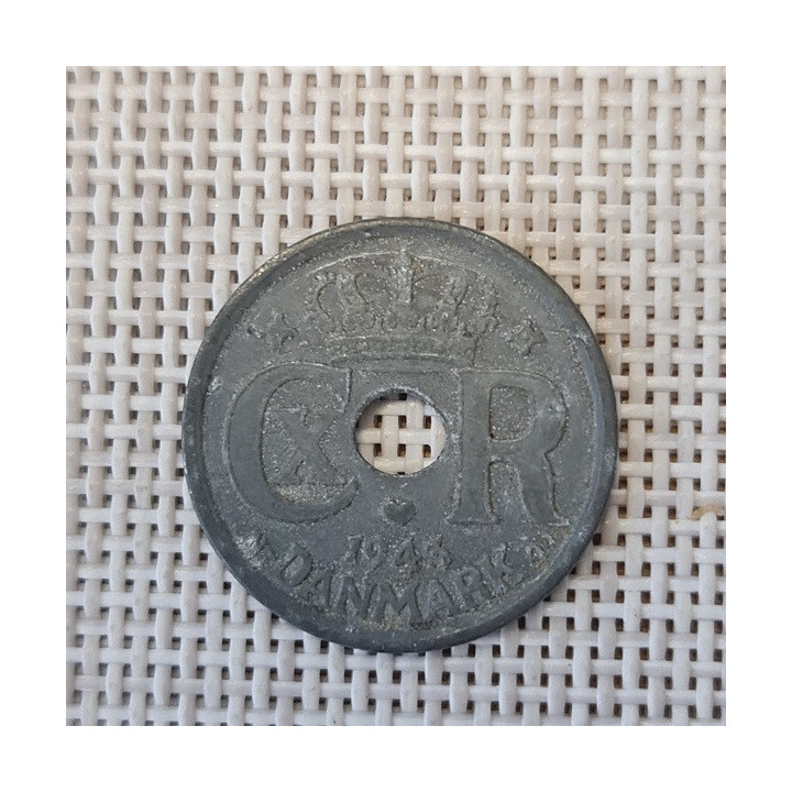 Denmark 25 Øre 1943 KM-823a VF
