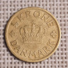 Denmark ½ Krone 1924 KM-831 VF