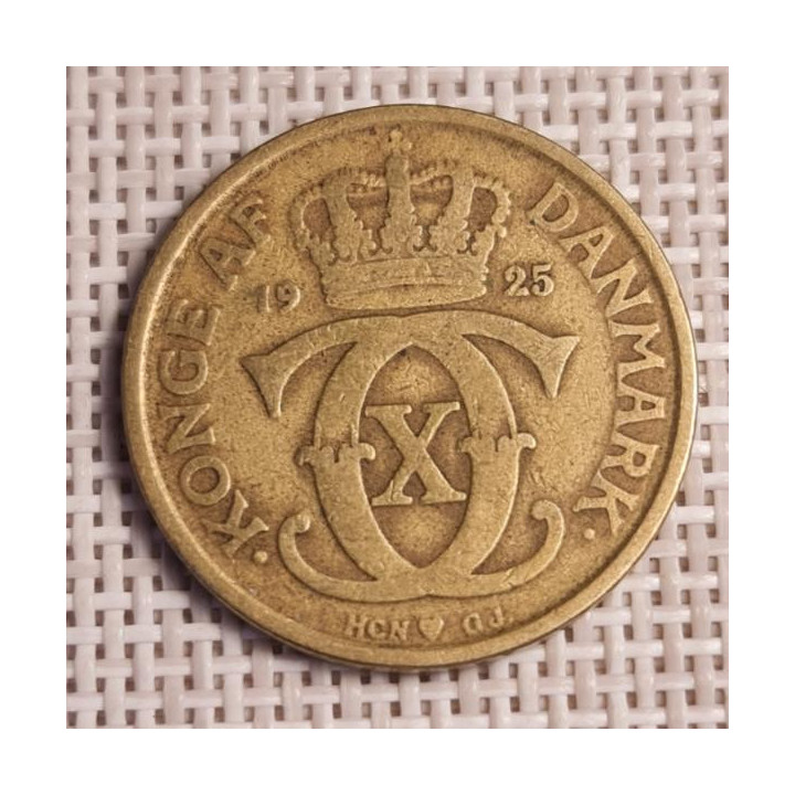 Denmark 1 Krone 1925 KM-824 VF