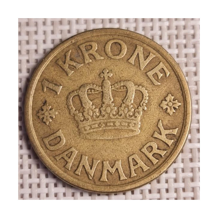 Denmark 1 Krone 1926 KM-824 VF