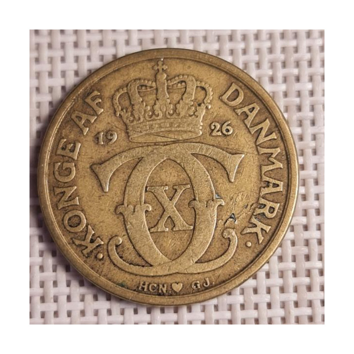 Denmark 1 Krone 1926 KM-824 VF