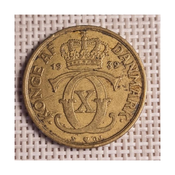 Denmark 1 Krone 1939 KM-824 VF