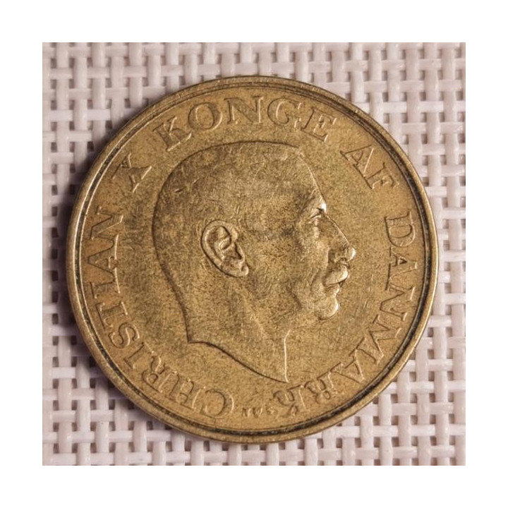 Denmark 1 Krone 1947 KM-835 VF