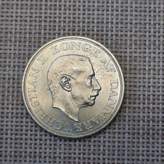 Denmark 2 Kroner 1937 "Reign" KM-830 XF
