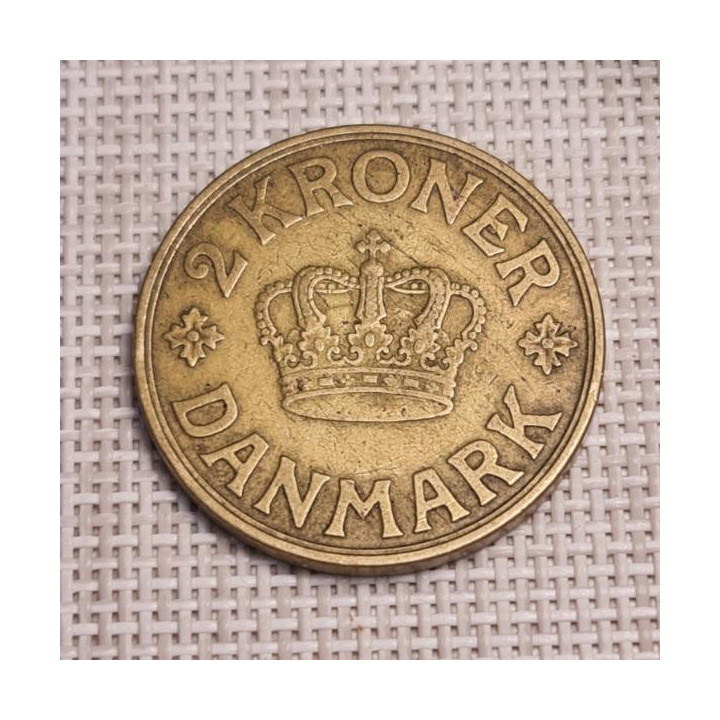 Denmark 2 Kroner 1939 KM-825 VF