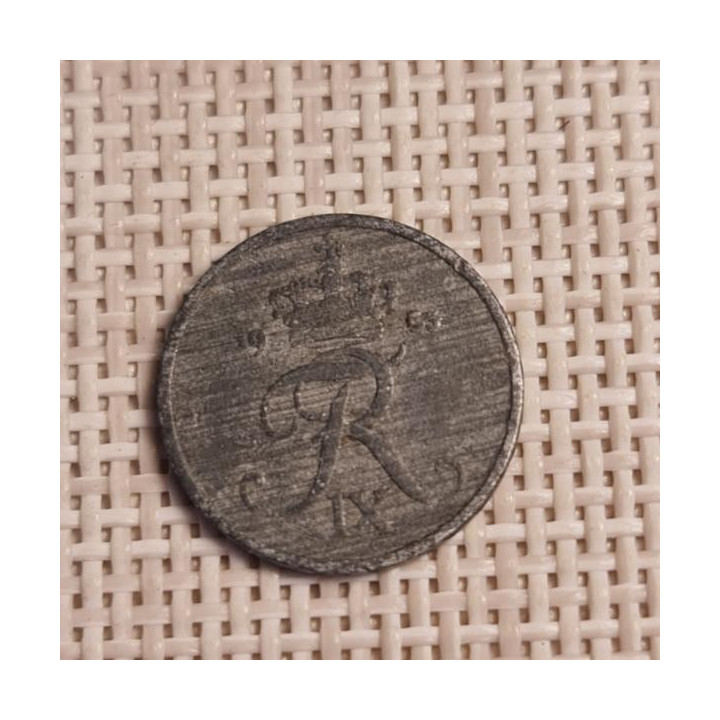 Denmark 1 Øre 1953 KM-839 VF