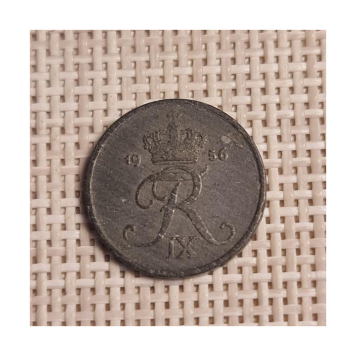 Denmark 1 Øre 1956 KM-839 VF