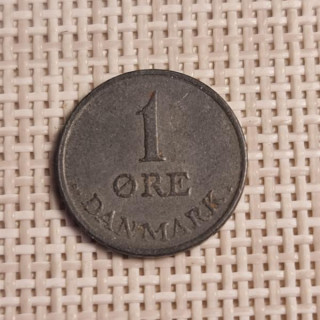 Denmark 1 Øre 1960 KM-839 VF