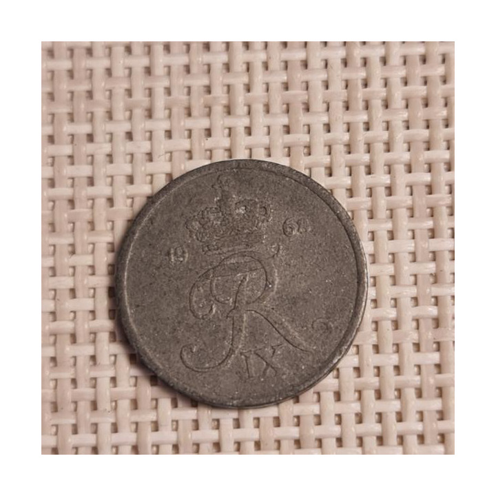 Denmark 1 Øre 1968 KM-839 VF