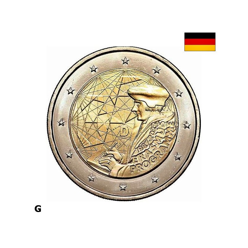 Germany 2 Euro 2022 G "Erasmus (ERA)" UNC