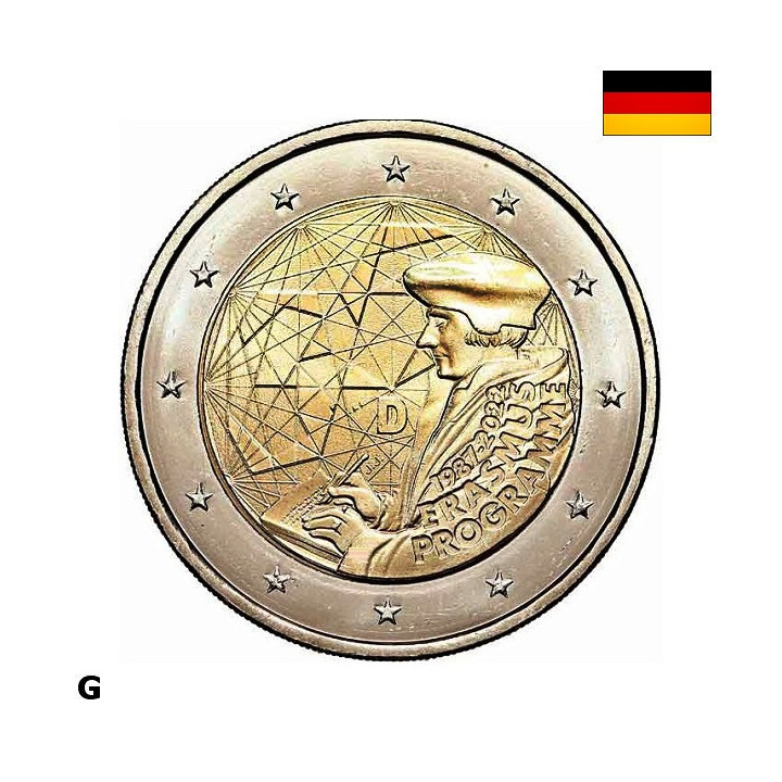 Germany 2 Euro 2022 G "Erasmus (ERA)" UNC