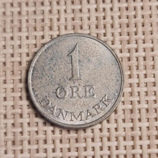 Denmark 1 Øre 1970 KM-839 VF