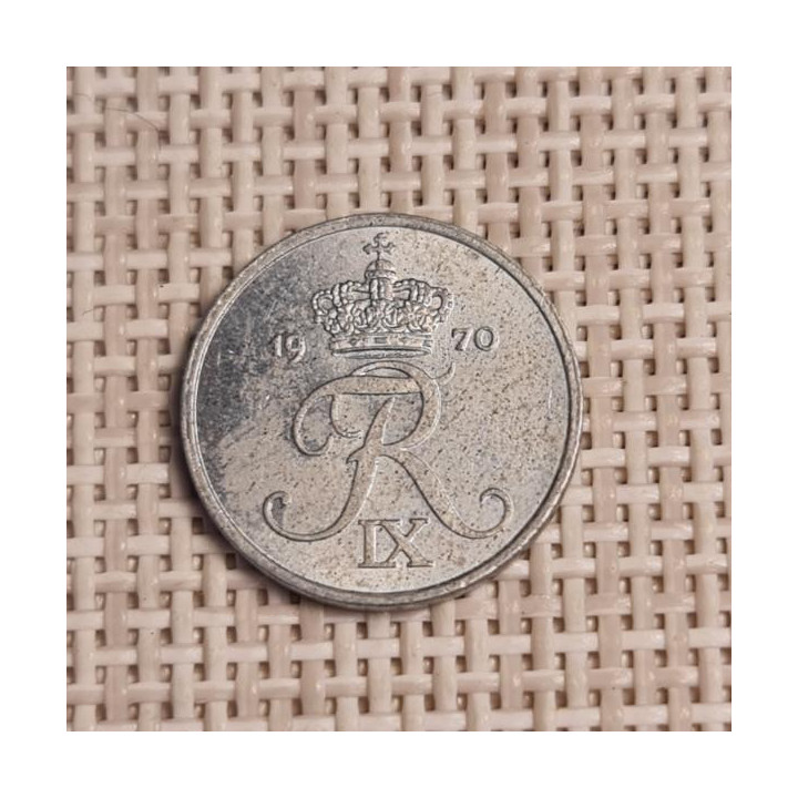 Denmark 1 Øre 1970 KM-839 VF