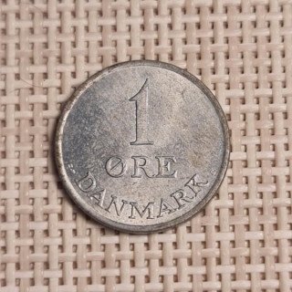 Denmark 1 Øre 1971 KM-839 VF