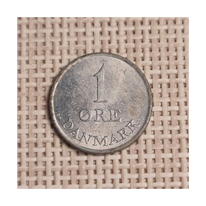 Denmark 1 Øre 1971 KM-839 VF