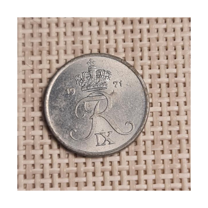 Denmark 1 Øre 1971 KM-839 VF
