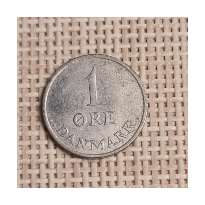Denmark 1 Øre 1972 KM-839 VF