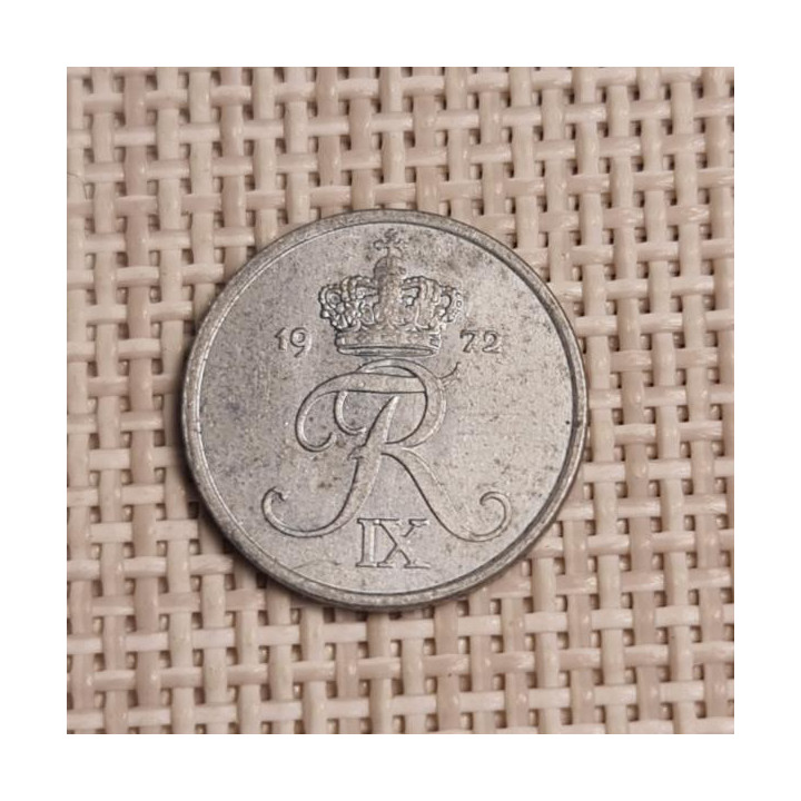 Denmark 1 Øre 1972 KM-839 VF