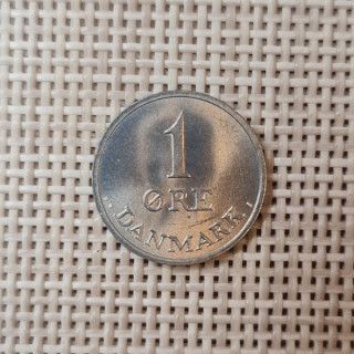 Denmark 1 Øre 1972 KM-839 UNC
