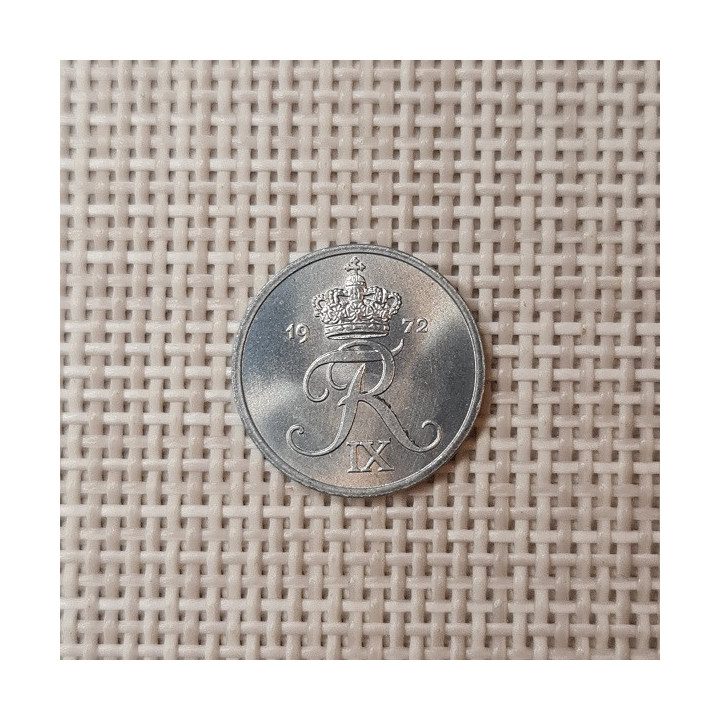Denmark 1 Øre 1972 KM-839 UNC