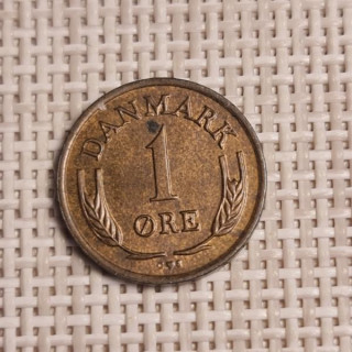 Denmark 1 Øre 1960 KM-846 XF
