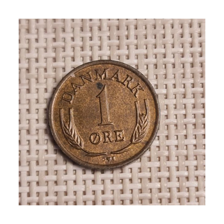 Denmark 1 Øre 1960 KM-846 XF