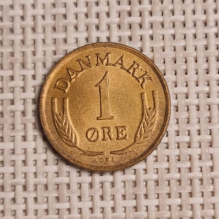 Denmark 1 Øre 1964 KM-846 XF