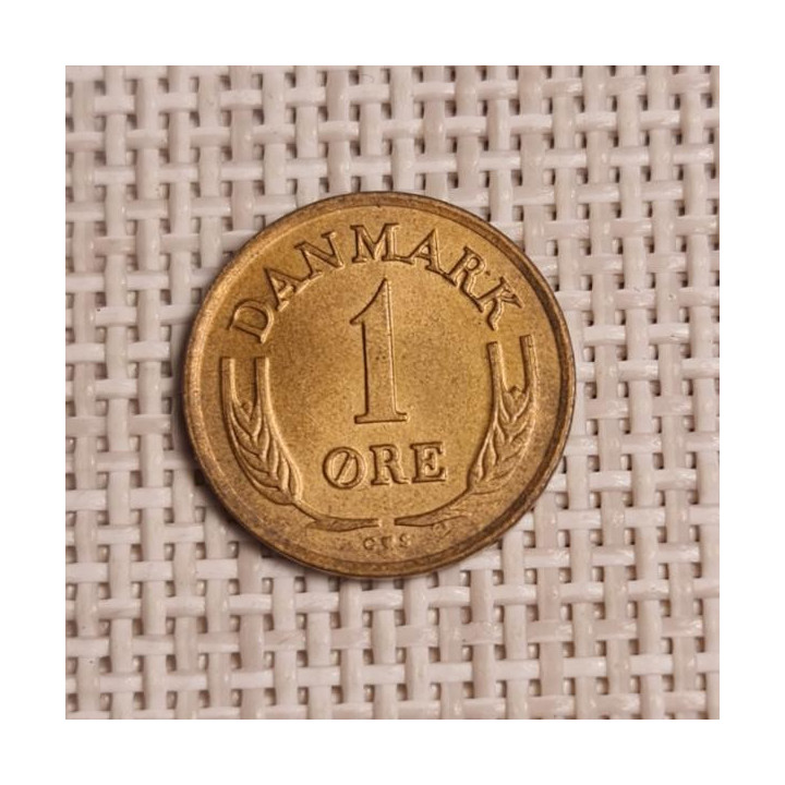 Denmark 1 Øre 1964 KM-846 XF