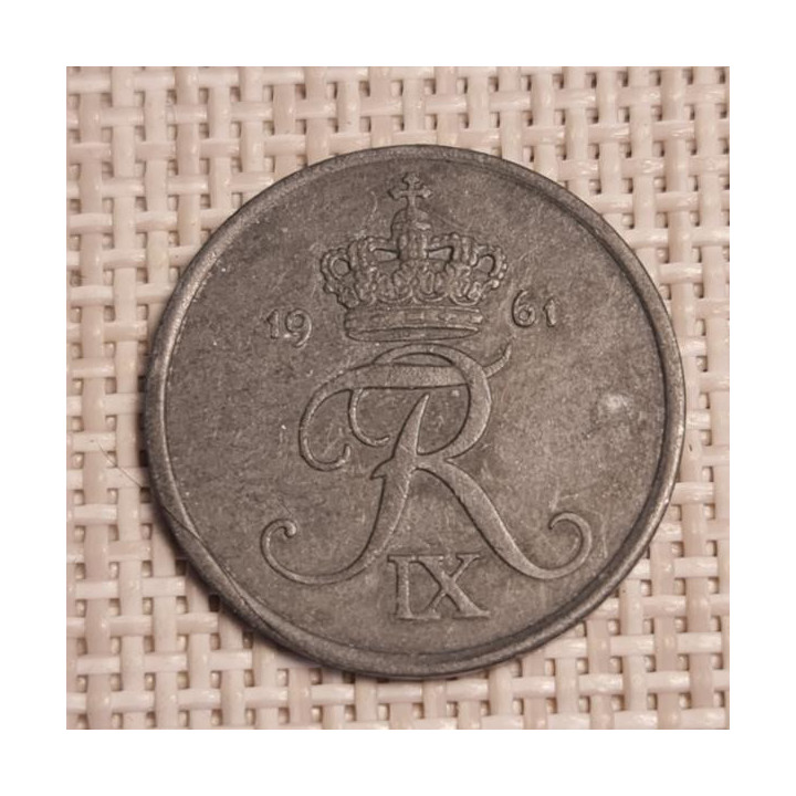 Denmark 2 Øre 1961 KM-840 VF
