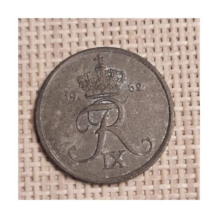 Denmark 2 Øre 1962 KM-840 VF