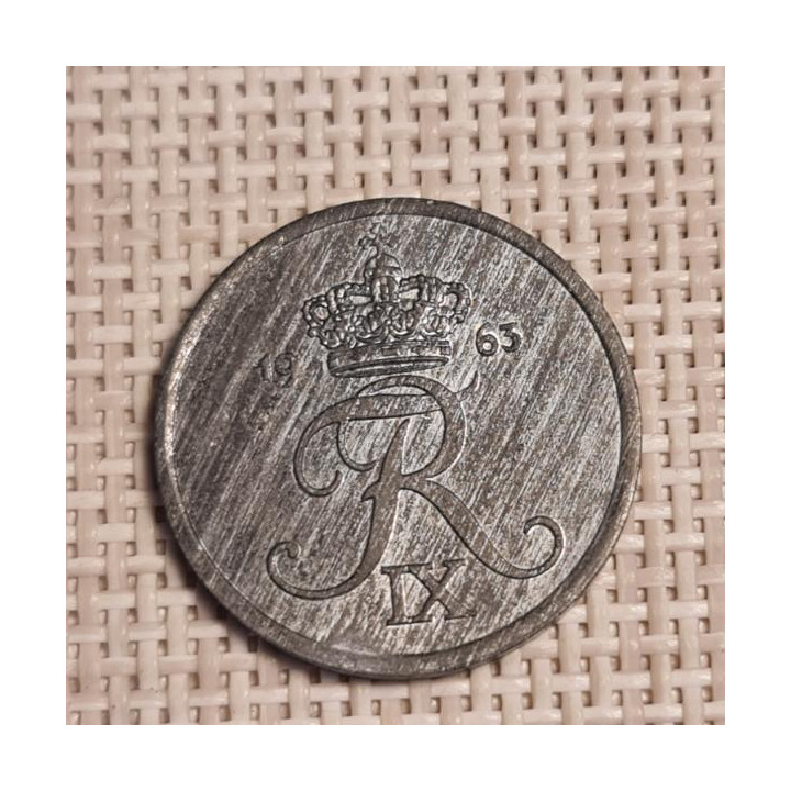 Denmark 2 Øre 1963 KM-840 VF