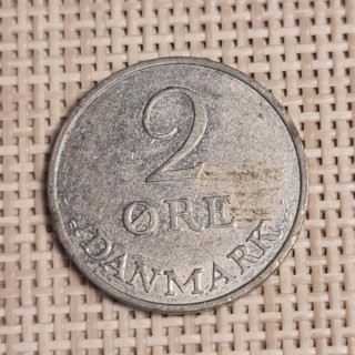 Denmark 2 Øre 1969 KM-840 VF