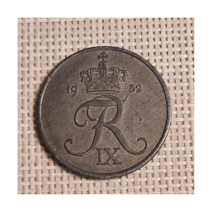 Denmark 5 Øre 1952 KM-843 VF