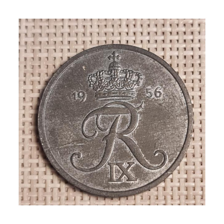 Denmark 5 Øre 1956 KM-843 VF