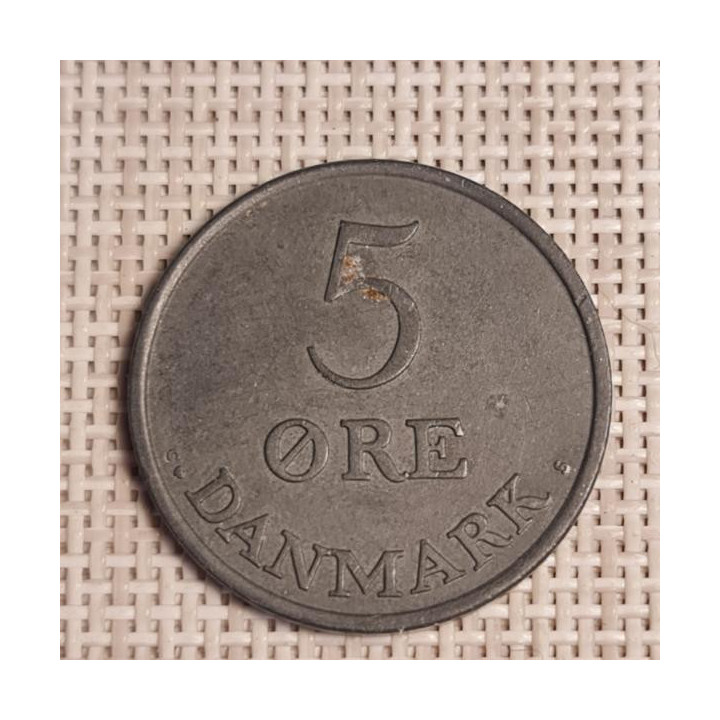 Denmark 5 Øre 1960 KM-843 VF