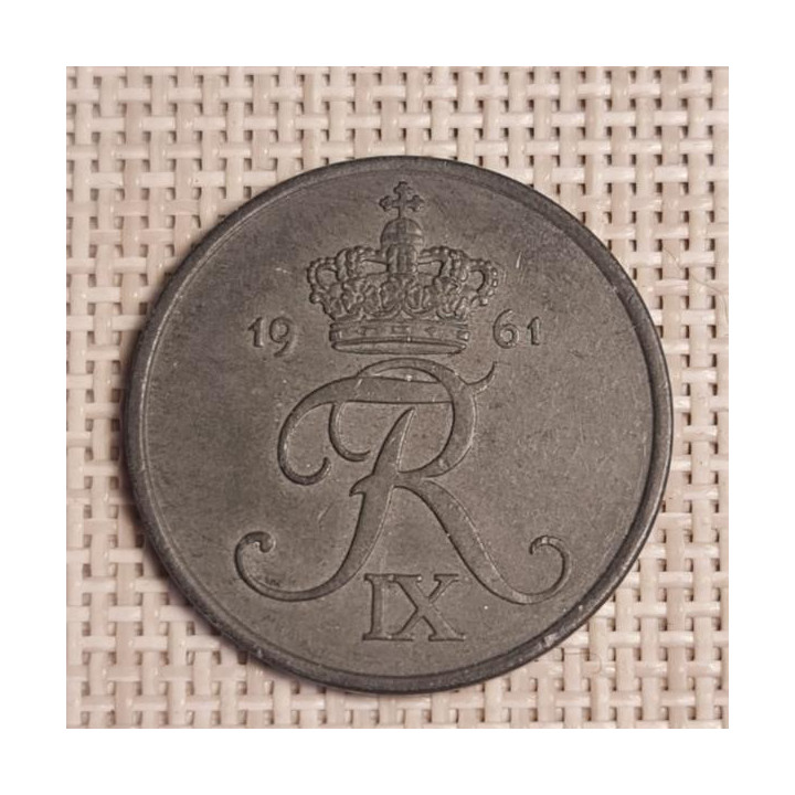 Denmark 5 Øre 1961 KM-843 VF
