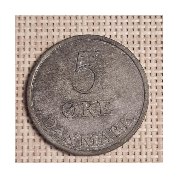 Denmark 5 Øre 1963 KM-843 VF