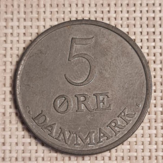 Denmark 5 Øre 1964 KM-843 VF