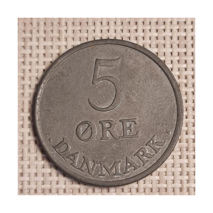 Denmark 5 Øre 1964 KM-843 VF