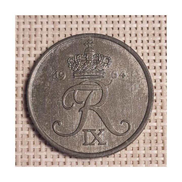 Denmark 5 Øre 1964 KM-843 VF