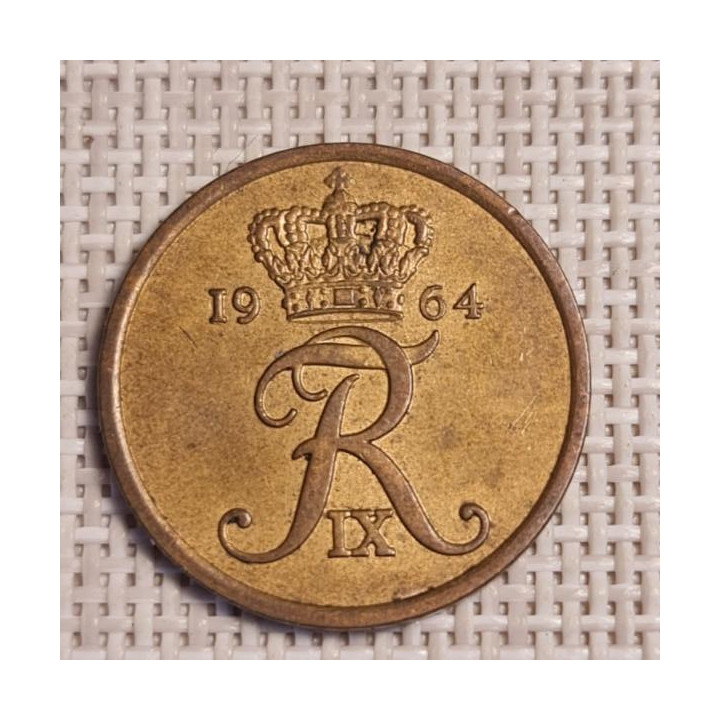 Denmark 5 Øre 1964 KM-848 VF
