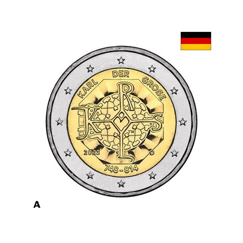 Germany 2 Euro 2023 A "Charlemagne" UNC