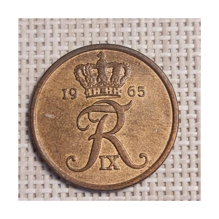 Denmark 5 Øre 1965 KM-848 VF