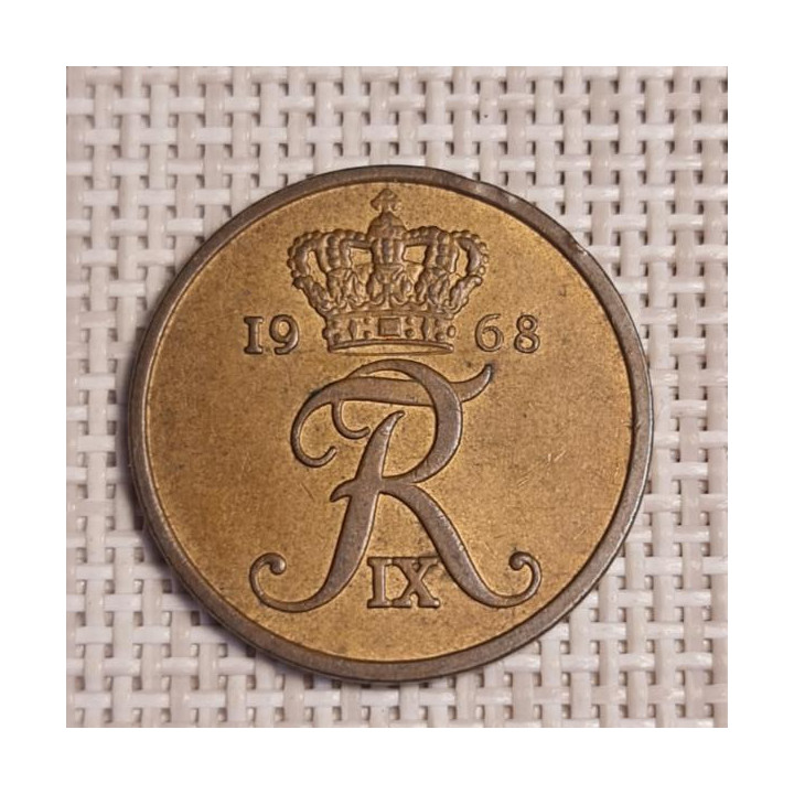 Denmark 5 Øre 1968 KM-848 VF