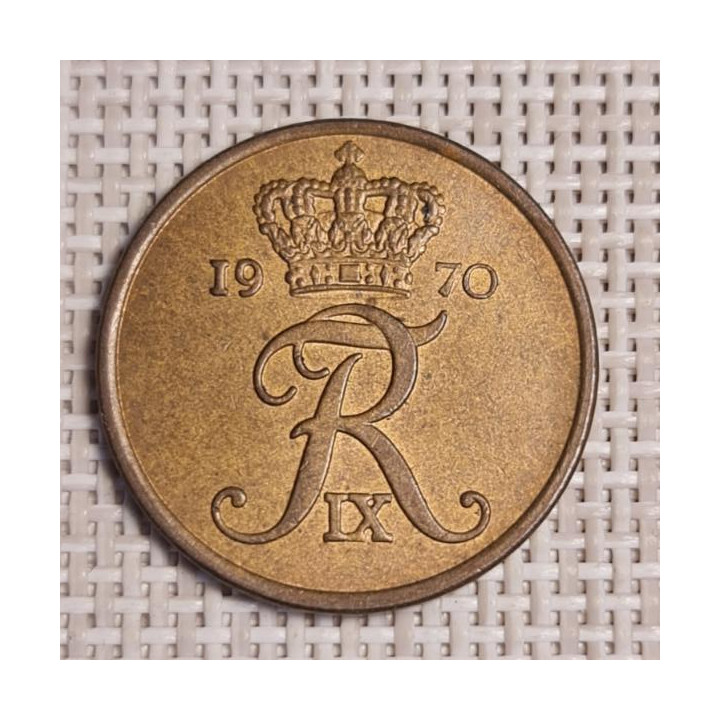 Denmark 5 Øre 1970 KM-848 VF