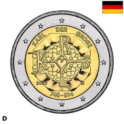 Germany 2 Euro 2023 D "Charlemagne" UNC