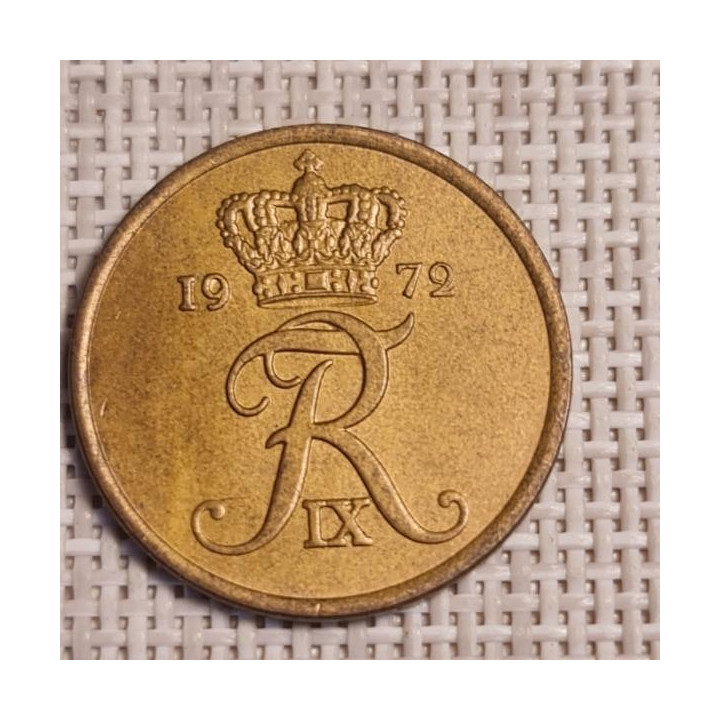 Denmark 5 Øre 1972 KM-848 VF