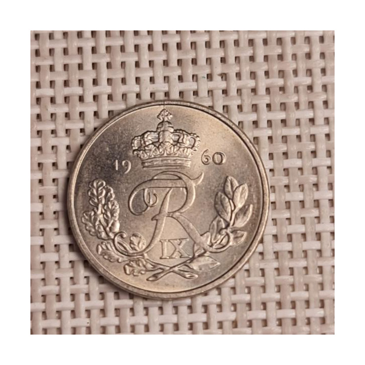 Denmark 10 Øre 1960 KM-841 VF