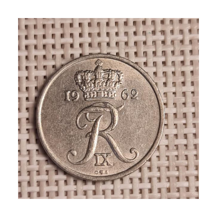 Denmark 10 Øre 1962 KM-849 VF